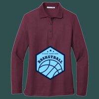 Women's Silk Touch Long Sleeve Polo Thumbnail