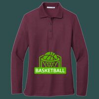 Women's Silk Touch Long Sleeve Polo Thumbnail