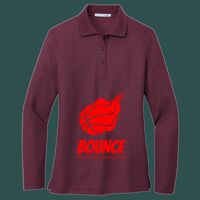 Women's Silk Touch Long Sleeve Polo Thumbnail