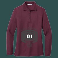 Women's Silk Touch Long Sleeve Polo Thumbnail