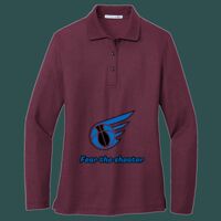 Women's Silk Touch Long Sleeve Polo Thumbnail
