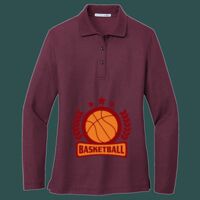 Women's Silk Touch Long Sleeve Polo Thumbnail