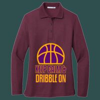 Women's Silk Touch Long Sleeve Polo Thumbnail