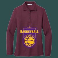 Women's Silk Touch Long Sleeve Polo Thumbnail