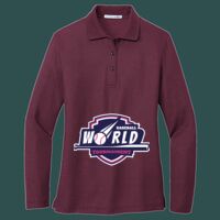Women's Silk Touch Long Sleeve Polo Thumbnail