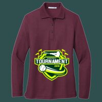 Women's Silk Touch Long Sleeve Polo Thumbnail