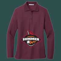 Women's Silk Touch Long Sleeve Polo Thumbnail