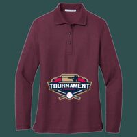 Women's Silk Touch Long Sleeve Polo Thumbnail