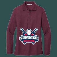 Women's Silk Touch Long Sleeve Polo Thumbnail