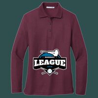 Women's Silk Touch Long Sleeve Polo Thumbnail