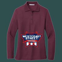 Women's Silk Touch Long Sleeve Polo Thumbnail