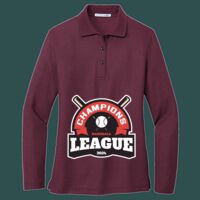 Women's Silk Touch Long Sleeve Polo Thumbnail
