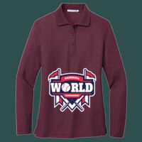 Women's Silk Touch Long Sleeve Polo Thumbnail