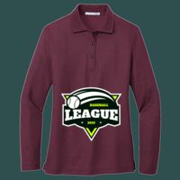 Women's Silk Touch Long Sleeve Polo Thumbnail