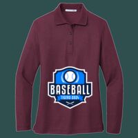 Women's Silk Touch Long Sleeve Polo Thumbnail