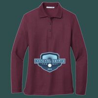 Women's Silk Touch Long Sleeve Polo Thumbnail