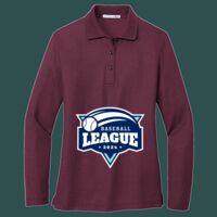 Women's Silk Touch Long Sleeve Polo Thumbnail