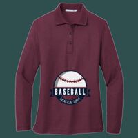Women's Silk Touch Long Sleeve Polo Thumbnail