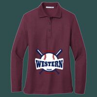 Women's Silk Touch Long Sleeve Polo Thumbnail
