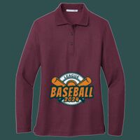 Women's Silk Touch Long Sleeve Polo Thumbnail