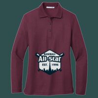 Women's Silk Touch Long Sleeve Polo Thumbnail