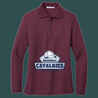 Women's Silk Touch Long Sleeve Polo Thumbnail