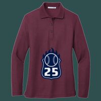 Women's Silk Touch Long Sleeve Polo Thumbnail