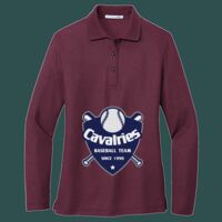 Women's Silk Touch Long Sleeve Polo Thumbnail