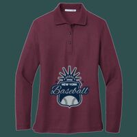Women's Silk Touch Long Sleeve Polo Thumbnail