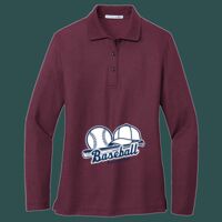 Women's Silk Touch Long Sleeve Polo Thumbnail