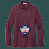 Women's Silk Touch Long Sleeve Polo Thumbnail