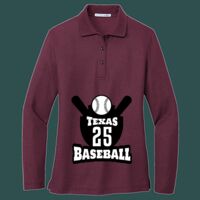 Women's Silk Touch Long Sleeve Polo Thumbnail