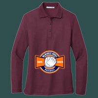 Women's Silk Touch Long Sleeve Polo Thumbnail