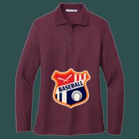 Women's Silk Touch Long Sleeve Polo Thumbnail