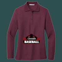 Women's Silk Touch Long Sleeve Polo Thumbnail