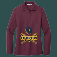 Women's Silk Touch Long Sleeve Polo Thumbnail