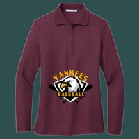 Women's Silk Touch Long Sleeve Polo Thumbnail