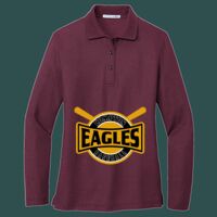 Women's Silk Touch Long Sleeve Polo Thumbnail