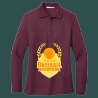 Women's Silk Touch Long Sleeve Polo Thumbnail