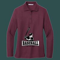 Women's Silk Touch Long Sleeve Polo Thumbnail