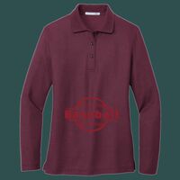 Women's Silk Touch Long Sleeve Polo Thumbnail