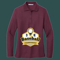 Women's Silk Touch Long Sleeve Polo Thumbnail
