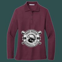 Women's Silk Touch Long Sleeve Polo Thumbnail