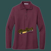 Women's Silk Touch Long Sleeve Polo Thumbnail