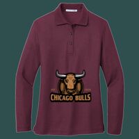Women's Silk Touch Long Sleeve Polo Thumbnail