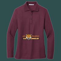 Women's Silk Touch Long Sleeve Polo Thumbnail