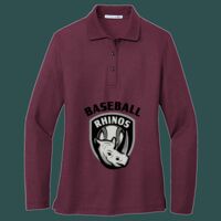 Women's Silk Touch Long Sleeve Polo Thumbnail