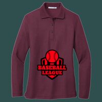 Women's Silk Touch Long Sleeve Polo Thumbnail