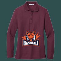 Women's Silk Touch Long Sleeve Polo Thumbnail