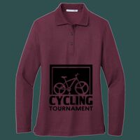Women's Silk Touch Long Sleeve Polo Thumbnail